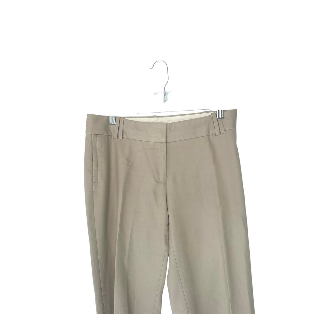 J.Crew Dress Pants Trousers Tan Office Work Career Business Straight Leg Size 6 - Picture 3 of 11